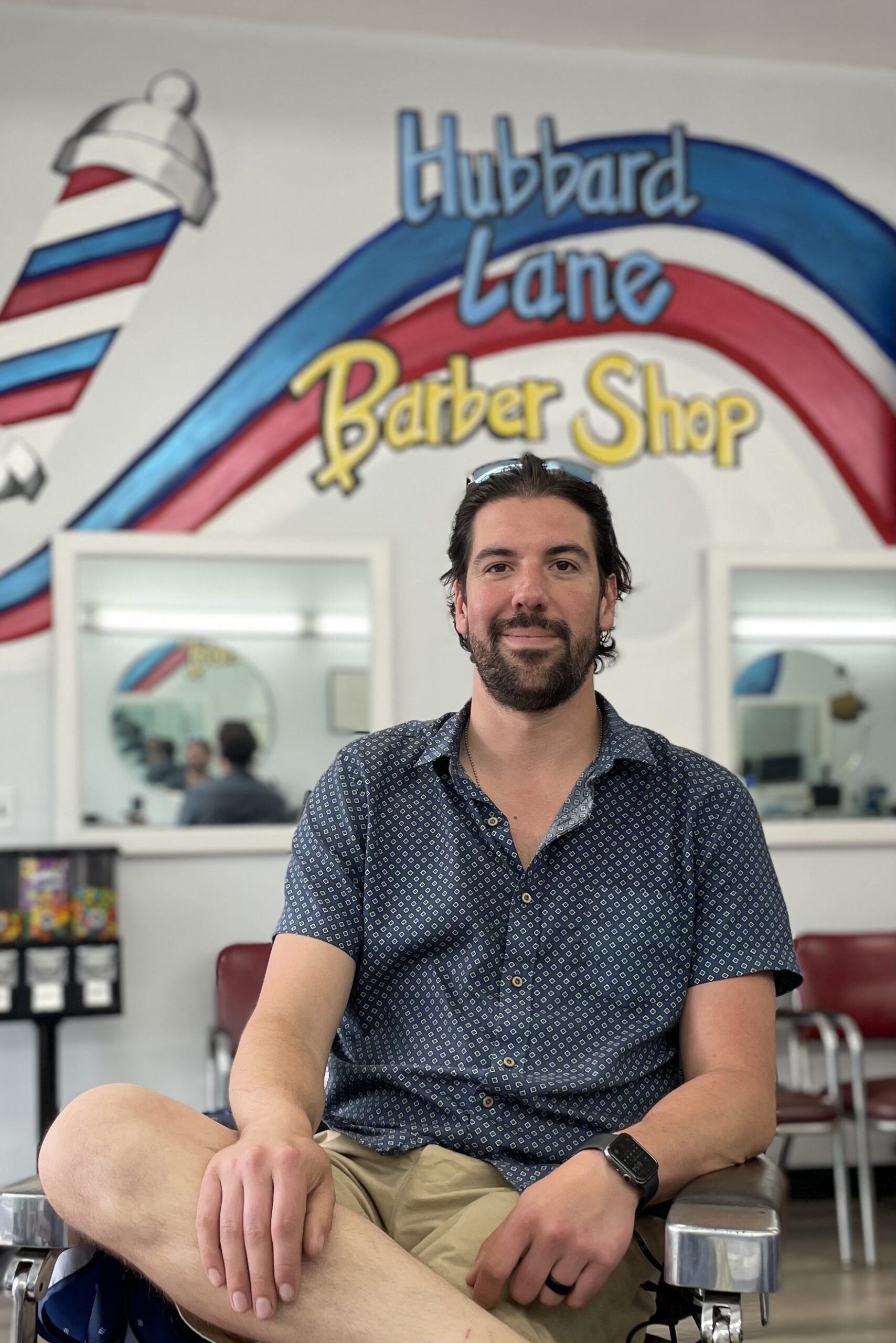 Zach Didier, owner and master barber at Hubbards Lane Barber Shop
